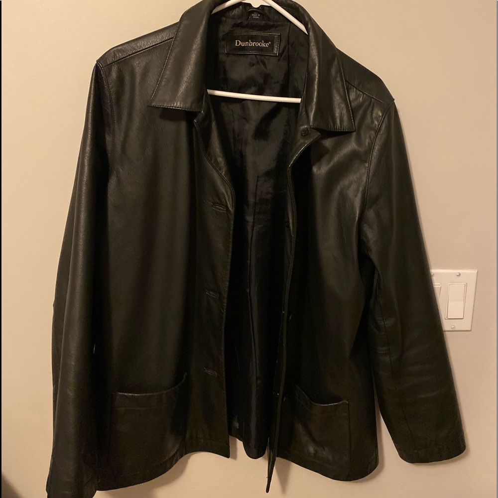 Black Leather coat women’s XL gorgeous EUC